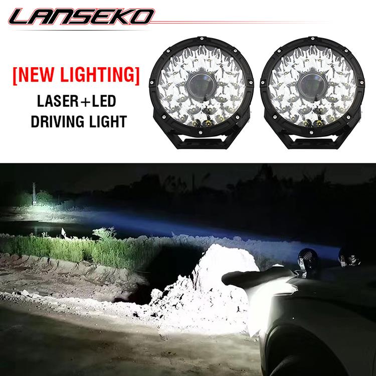 8.5'' driving light on-road test