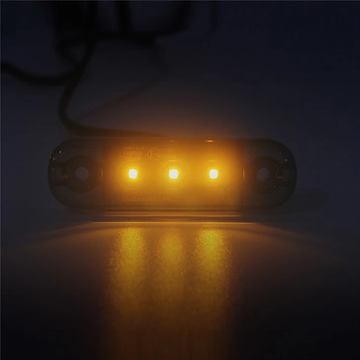 מחוון מרווח מנורת איתות צד למשאית 24V